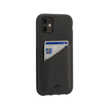 Load image into Gallery viewer, Black Eco-Friendly iPhone 11 Wallet Case