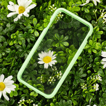 Load image into Gallery viewer, Clear Eco-Friendly iPhone 6/6s/7/8/SE Case with Neo Mint Ridge
