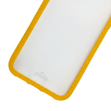 Load image into Gallery viewer, Clear Eco-Friendly iPhone XS Case with Yellow Ridge
