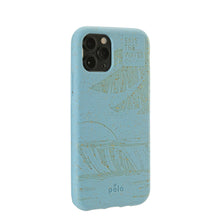 Load image into Gallery viewer, Sky Blue Protect and Preserve Eco-Friendly iPhone 11 Pro Case
