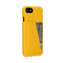 Load image into Gallery viewer, Yellow Eco-Friendly iPhone 6/6s/7/8/SE Wallet Case
